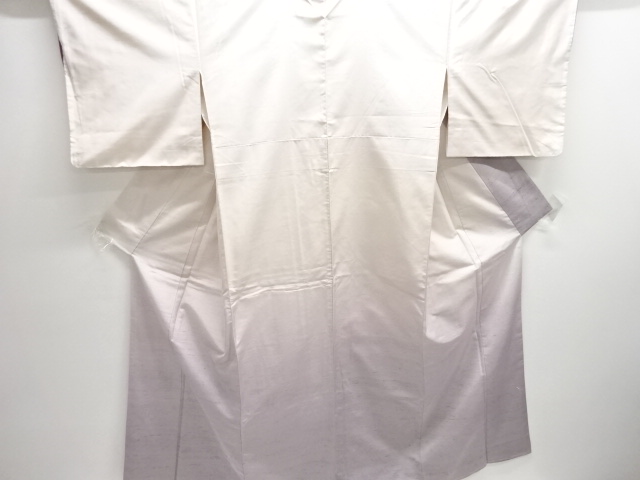 JAPANESE KIMONO / ANTIQUE PATTERN-WOVEN TSUMUGI KIMONO